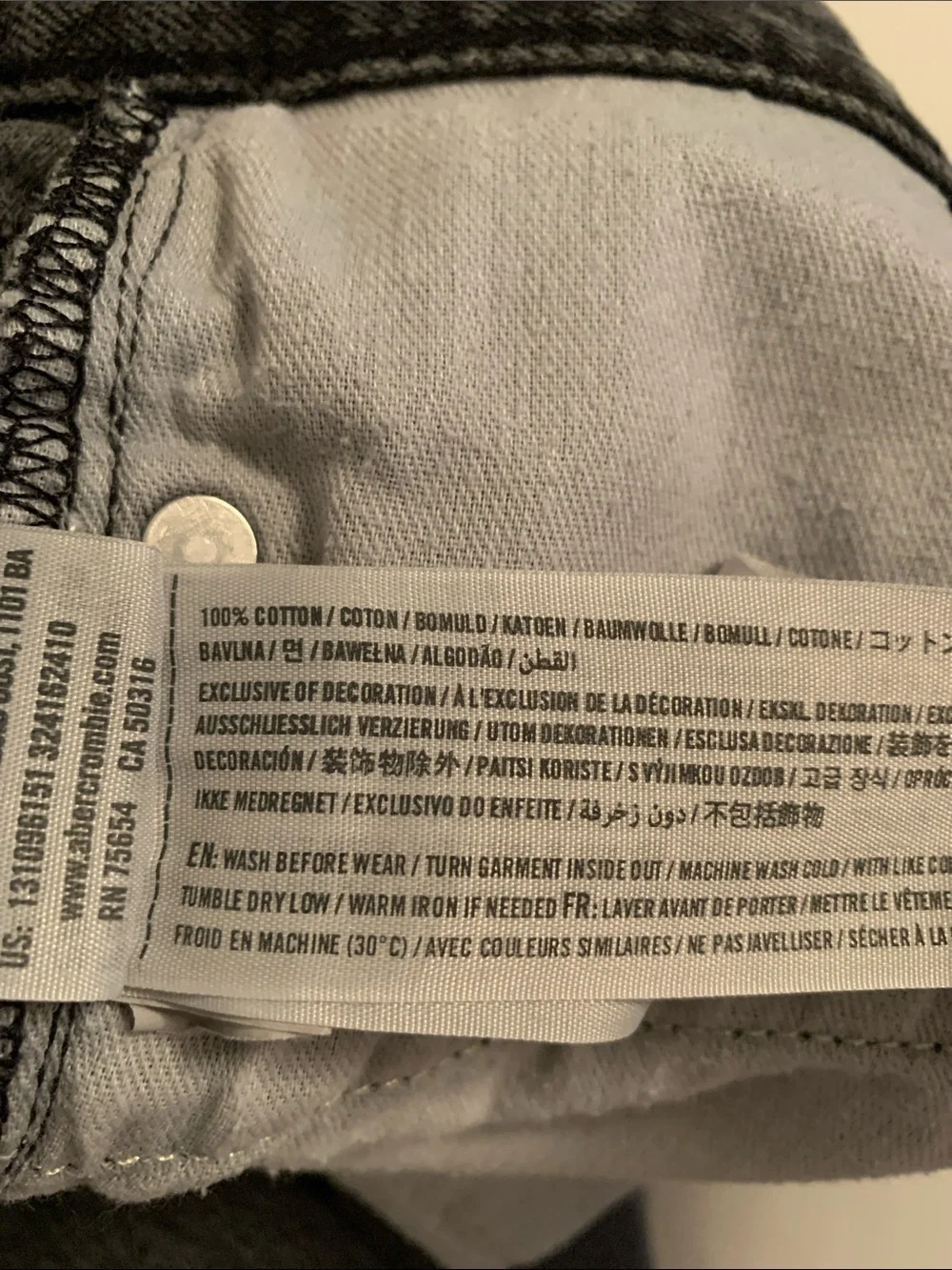Abercrombie & Fitch classic faded